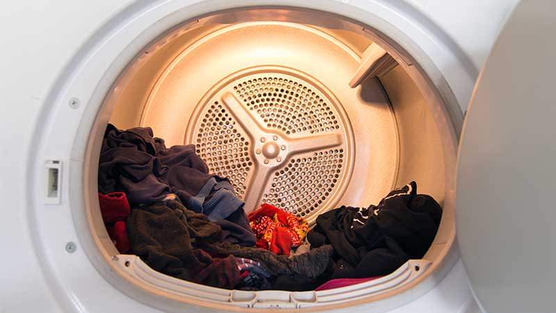 máquina de secar roupa